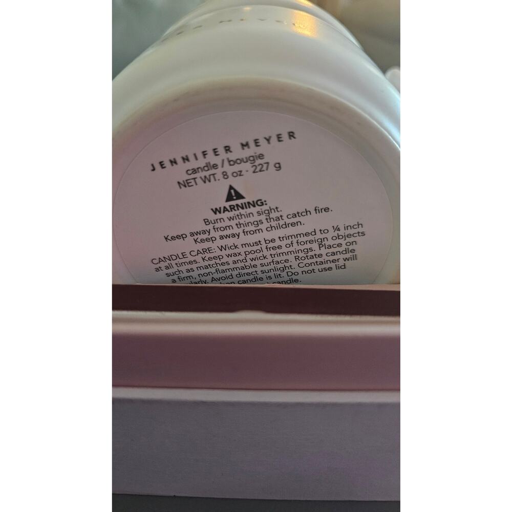 JENNIFER MEYER CANDLE BOUGIE PERFUME 8 OZ  NEW IN BOX - Picture 3 of 5